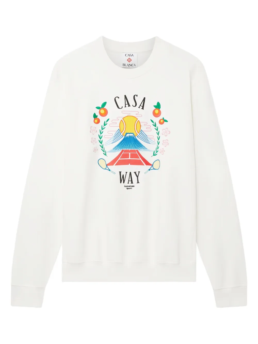 Casablanca Sweater met print Wit