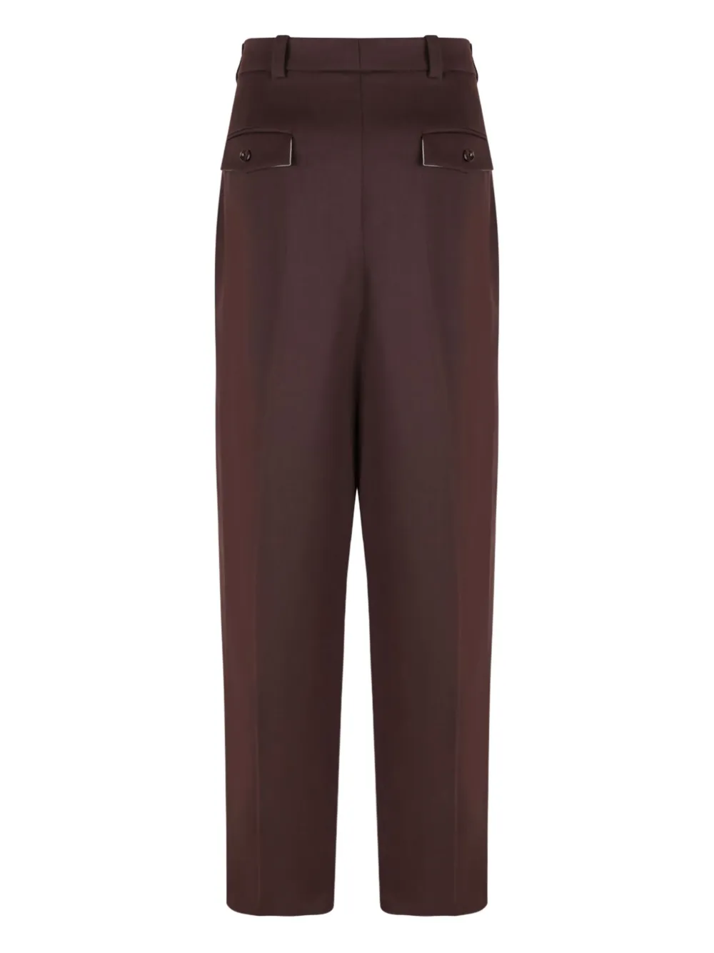 Elisabetta Franchi pleated-pocket trousers - Bruin