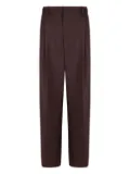 Elisabetta Franchi pleated-pocket trousers - Brown