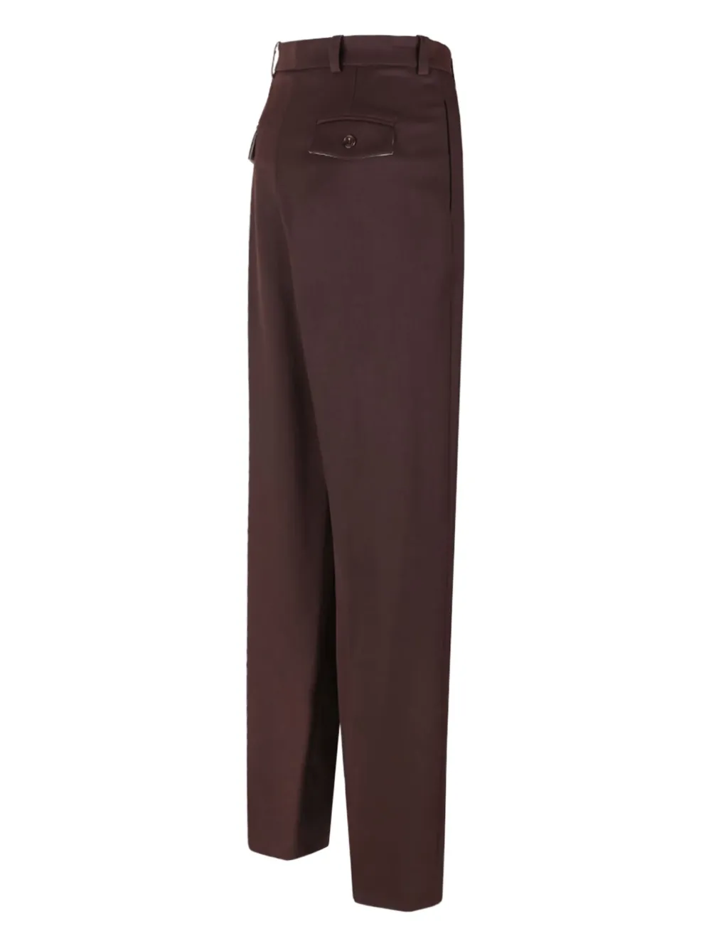 Elisabetta Franchi pleated-pocket trousers Bruin