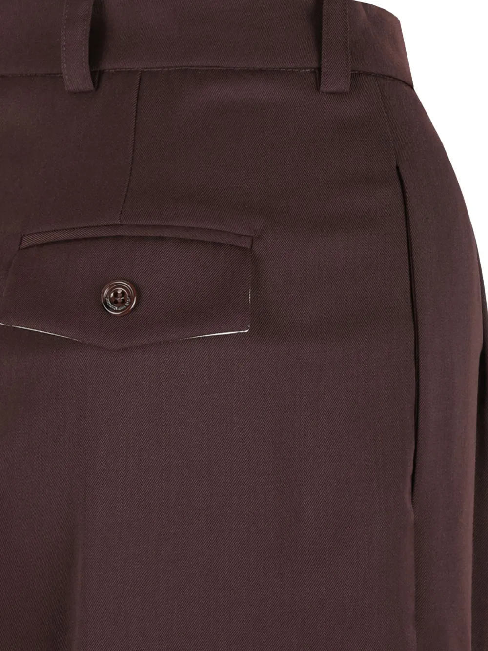 Elisabetta Franchi pleated-pocket trousers Bruin