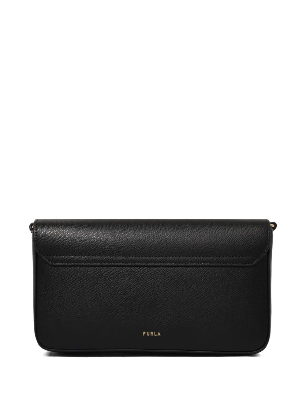 Furla Iride clasp-fastening leather shoulder bag Zwart