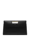 Furla top-handle leather clutch - Black