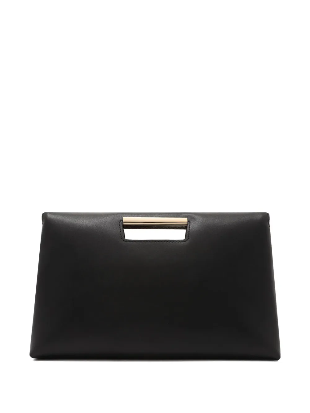 Furla top-handle leather clutch Zwart