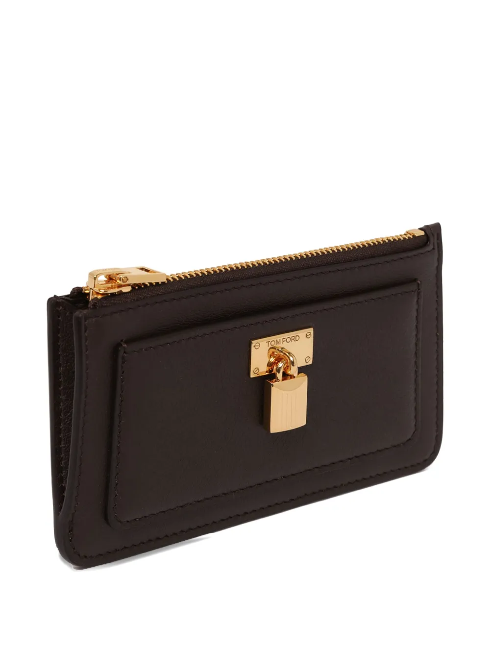 TOM FORD padlock-embellished wallet Bruin