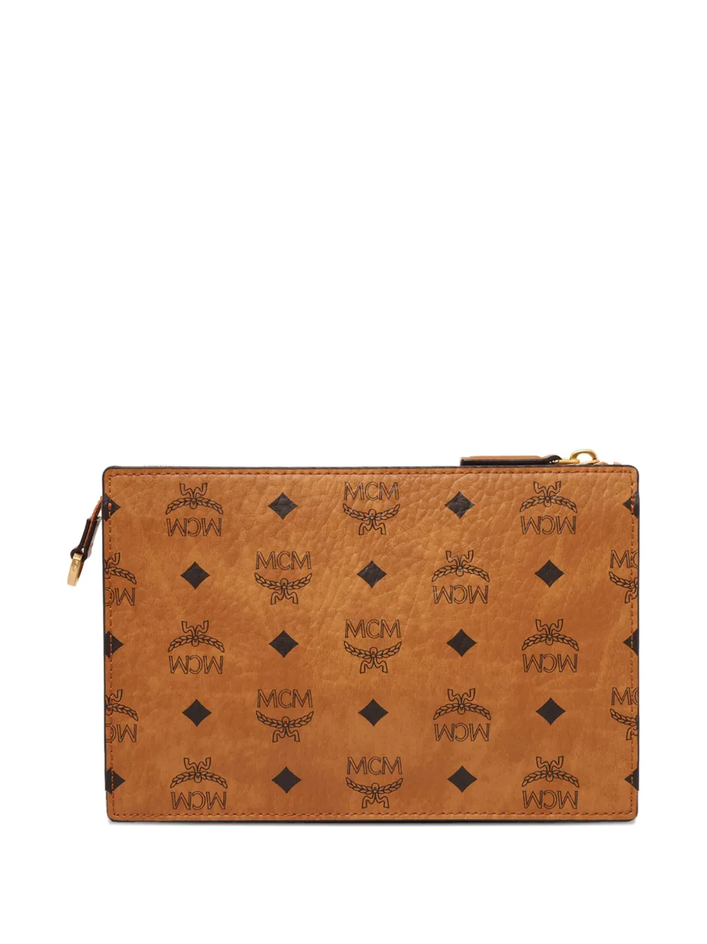 MCM Aren Standing crossbodytas Bruin