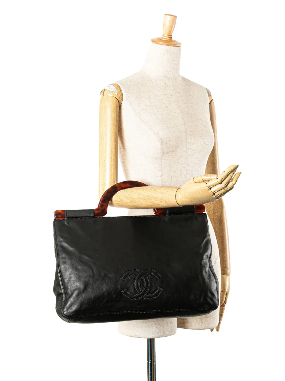 CHANEL Pre-Owned tote CC Lambskin Tortoise Handle 1997-1999 | Estilos de archivo | Image 2