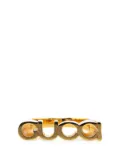 Gucci Pre-Owned 2021-2025 Gold Plated GUCCI Letter Ring costume ring