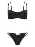 Brigitte bead-detailing bikini - Black