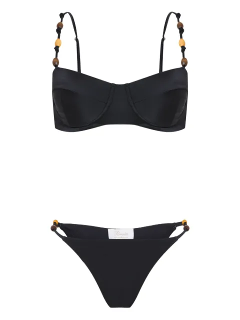 Brigitte bead-detailing bikini