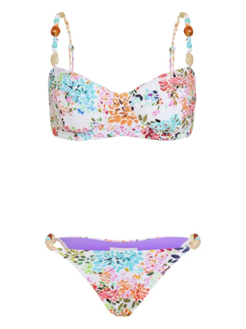 Brigitte floral-print bikini