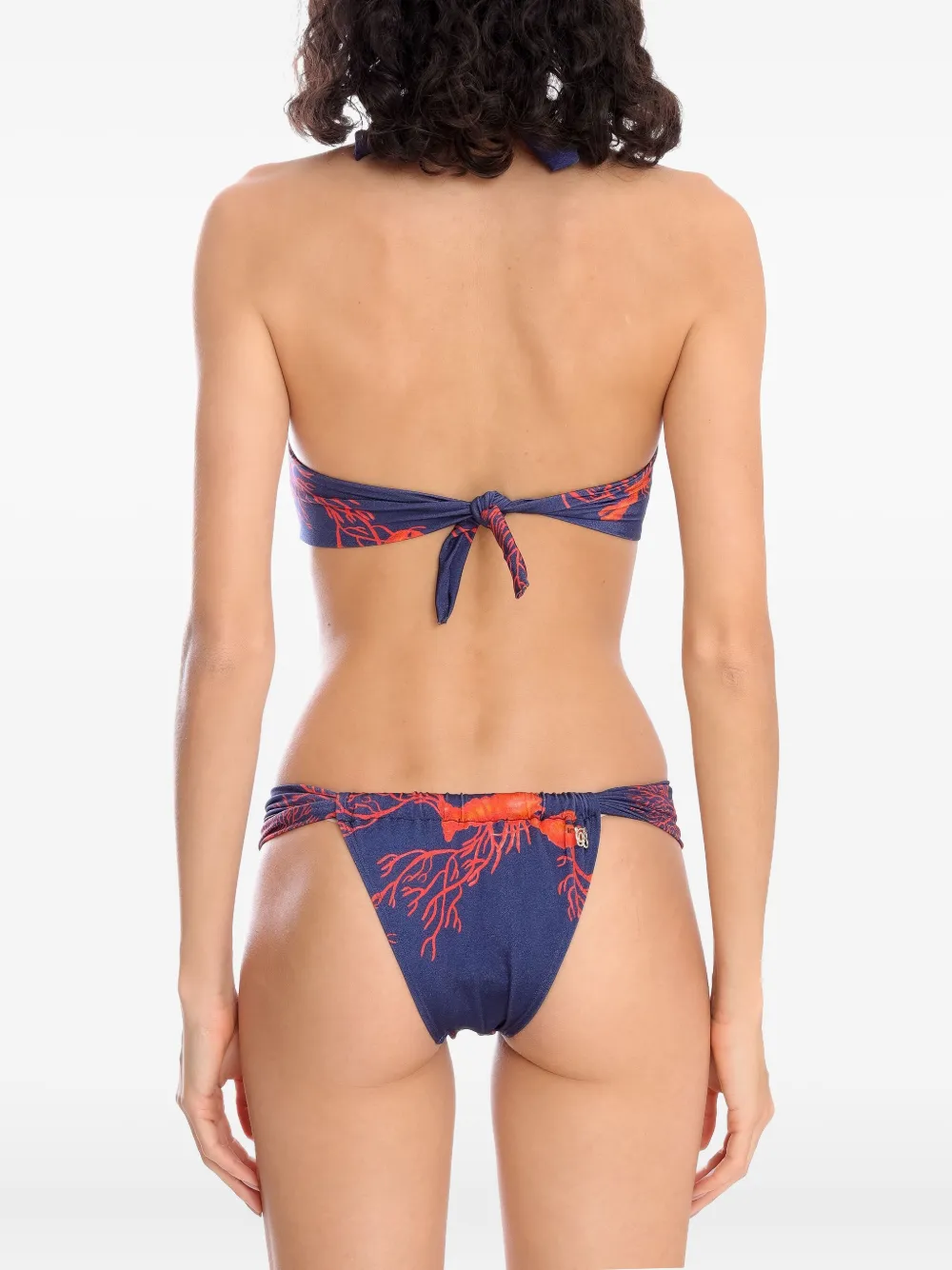 Brigitte Bikini met grafische print Blauw