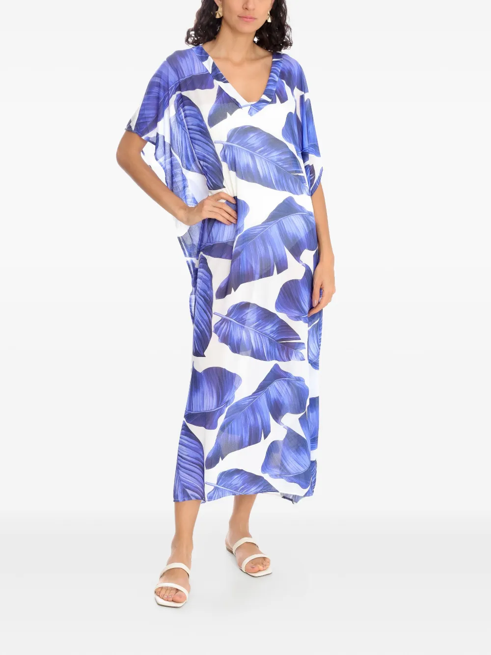 Brigitte Tuniek met print Paars