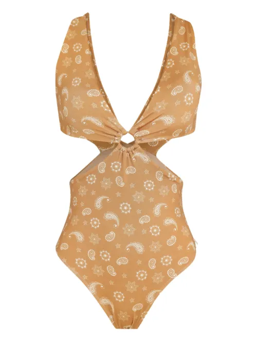 Maillot de bain à motif cachemire - Brigitte - Modalova