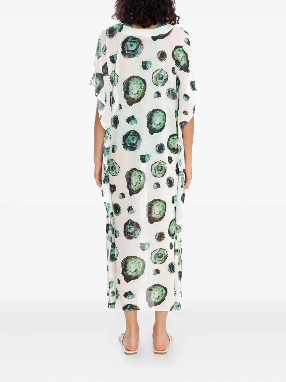 Brigitte Tuniek met print Wit