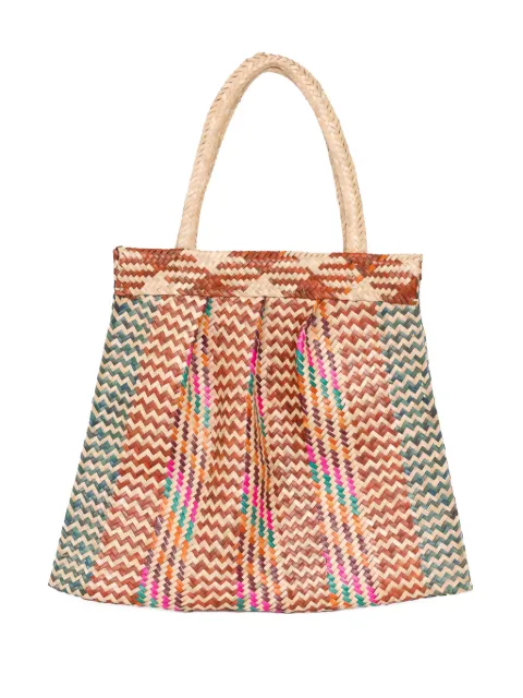 Brigitte interwoven beach bag