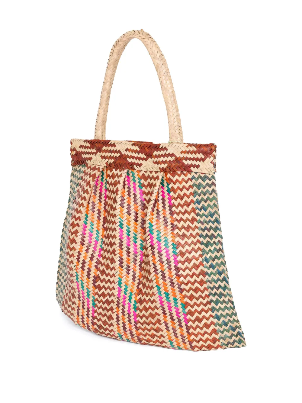 Brigitte Shopper met logoplakkaat Roze