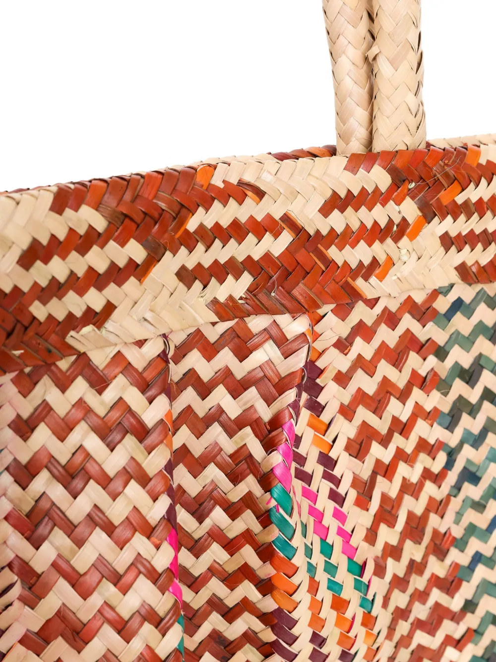 Brigitte Shopper met logoplakkaat Roze