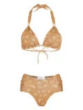 Brigitte paisley-print bikini - Yellow
