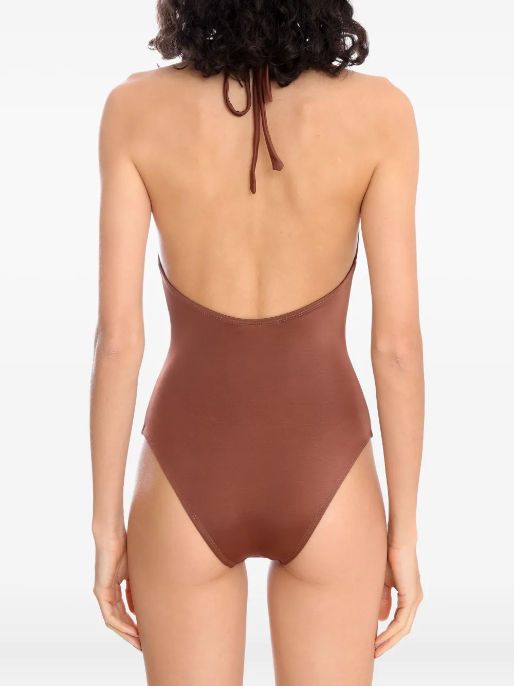 Brigitte Alanis badpak Bruin