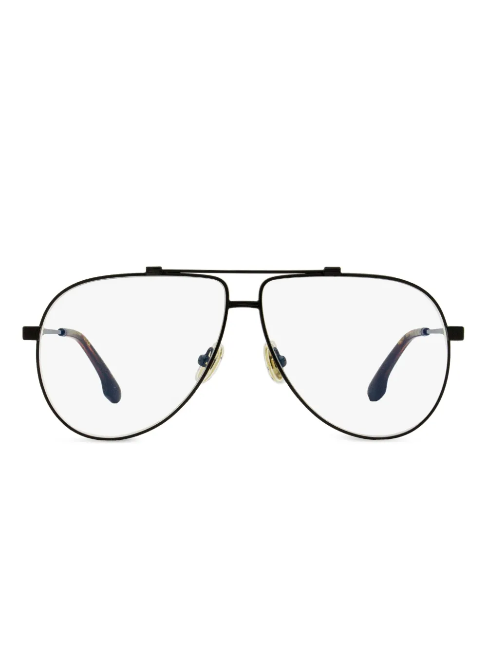Victoria Beckham Eyewear 2137 bril met piloten montuur Zwart