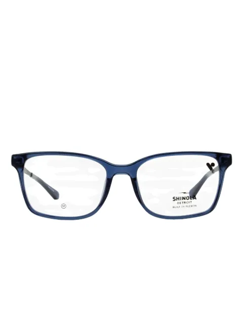Shinola rectangle-frame glasses