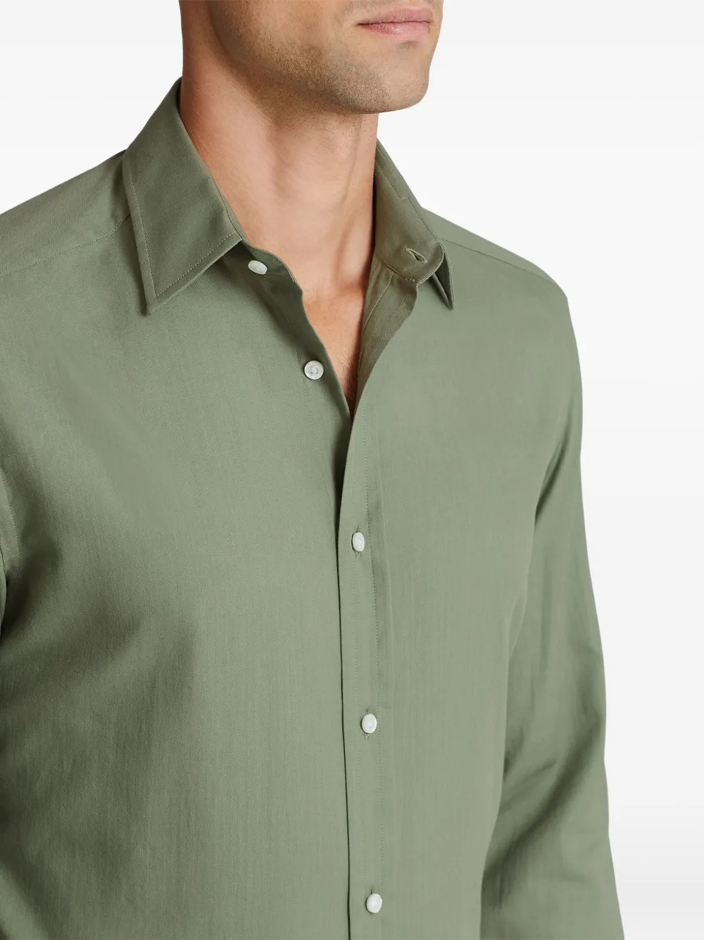 Ralph Lauren Purple Label Overhemd met lange mouwen Groen