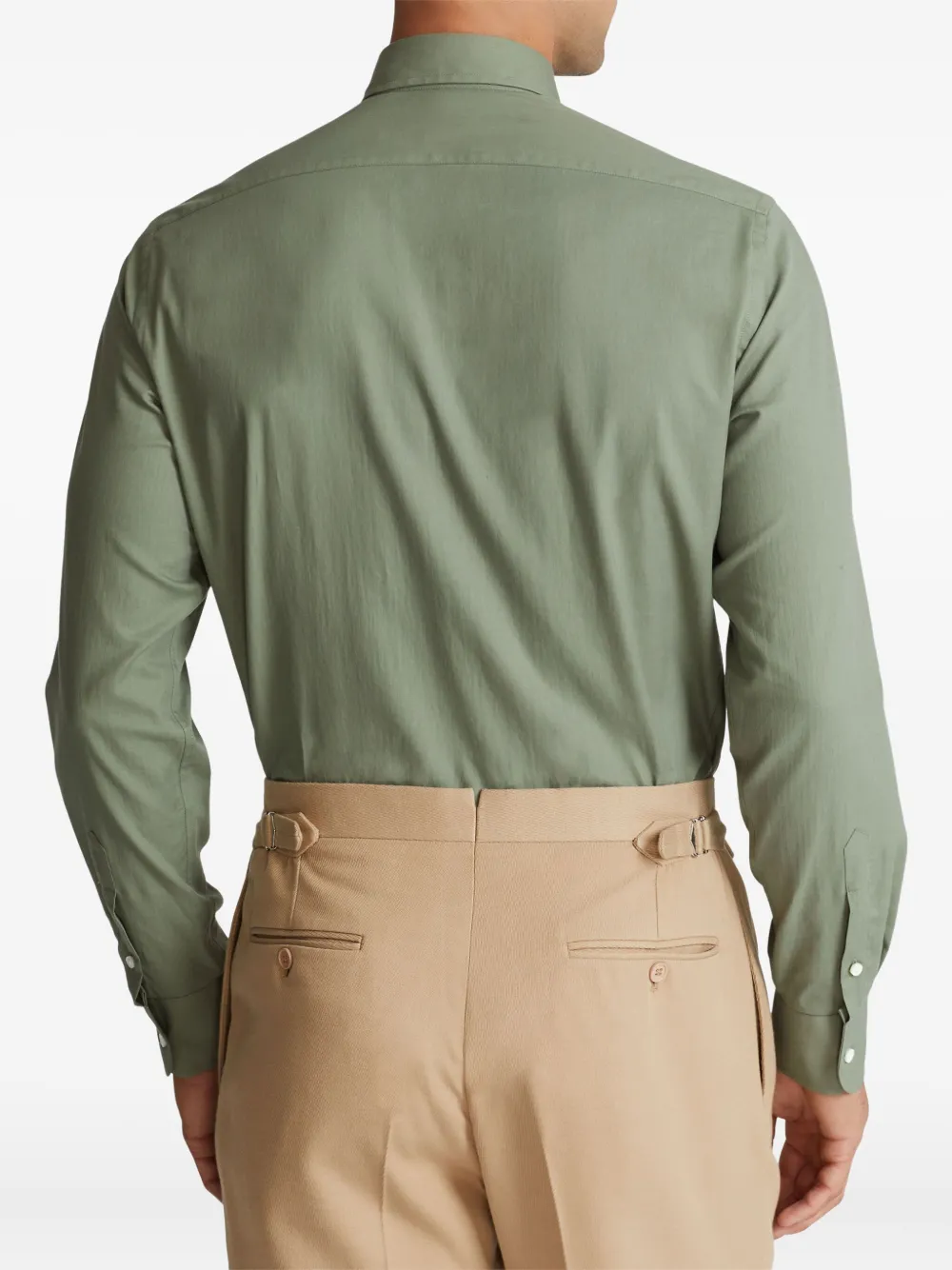 Ralph Lauren Purple Label Overhemd met lange mouwen Groen