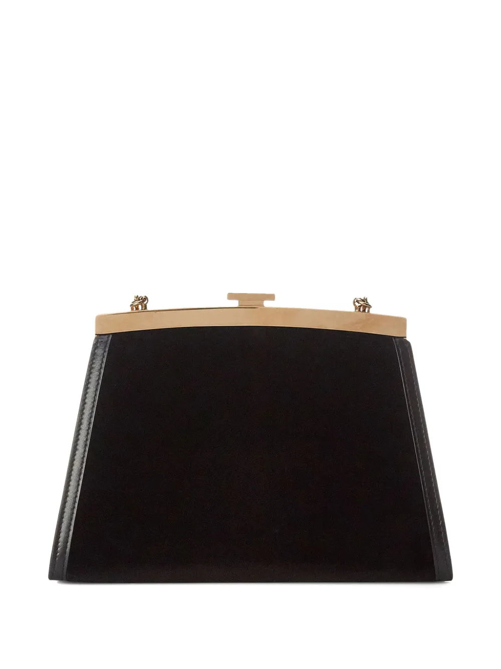 Ralph Lauren Collection Tas met geborduurd kettingbandje - Zwart