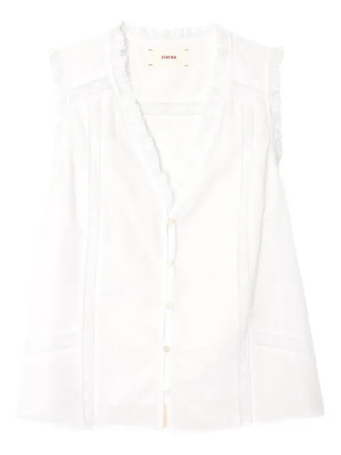 Xirena sleeveless ruffled top