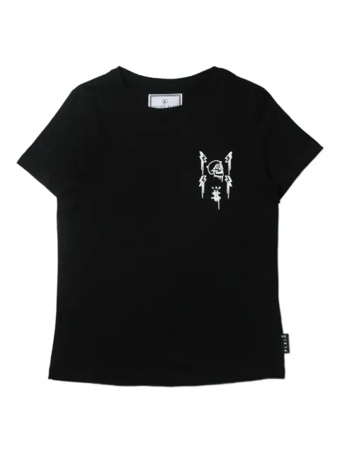 Philipp Plein Junior skull-motif T-shirt