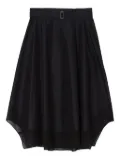 3.1 Phillip Lim belted layered skirt - Black