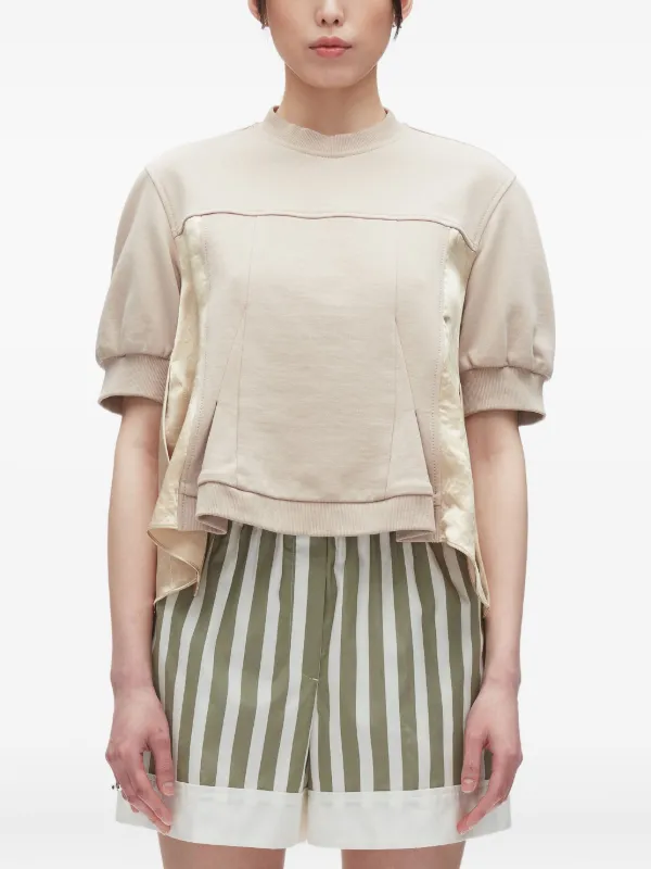 3.1 Phillip Lim パネル Tシャツ | ニュートラル | FARFETCH JP