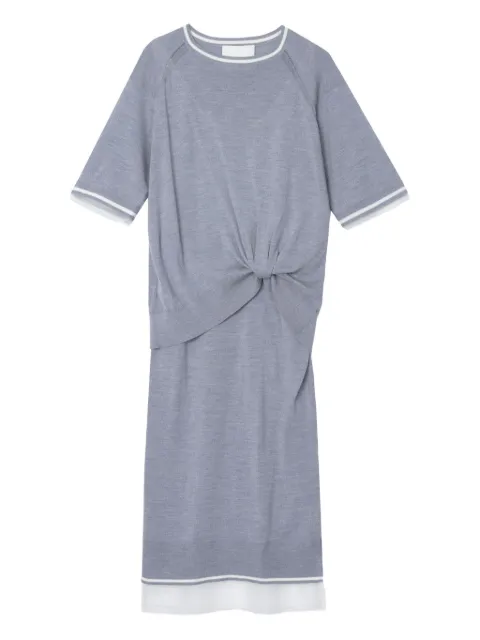 3.1 Phillip Lim knot-detail merino midi dress
