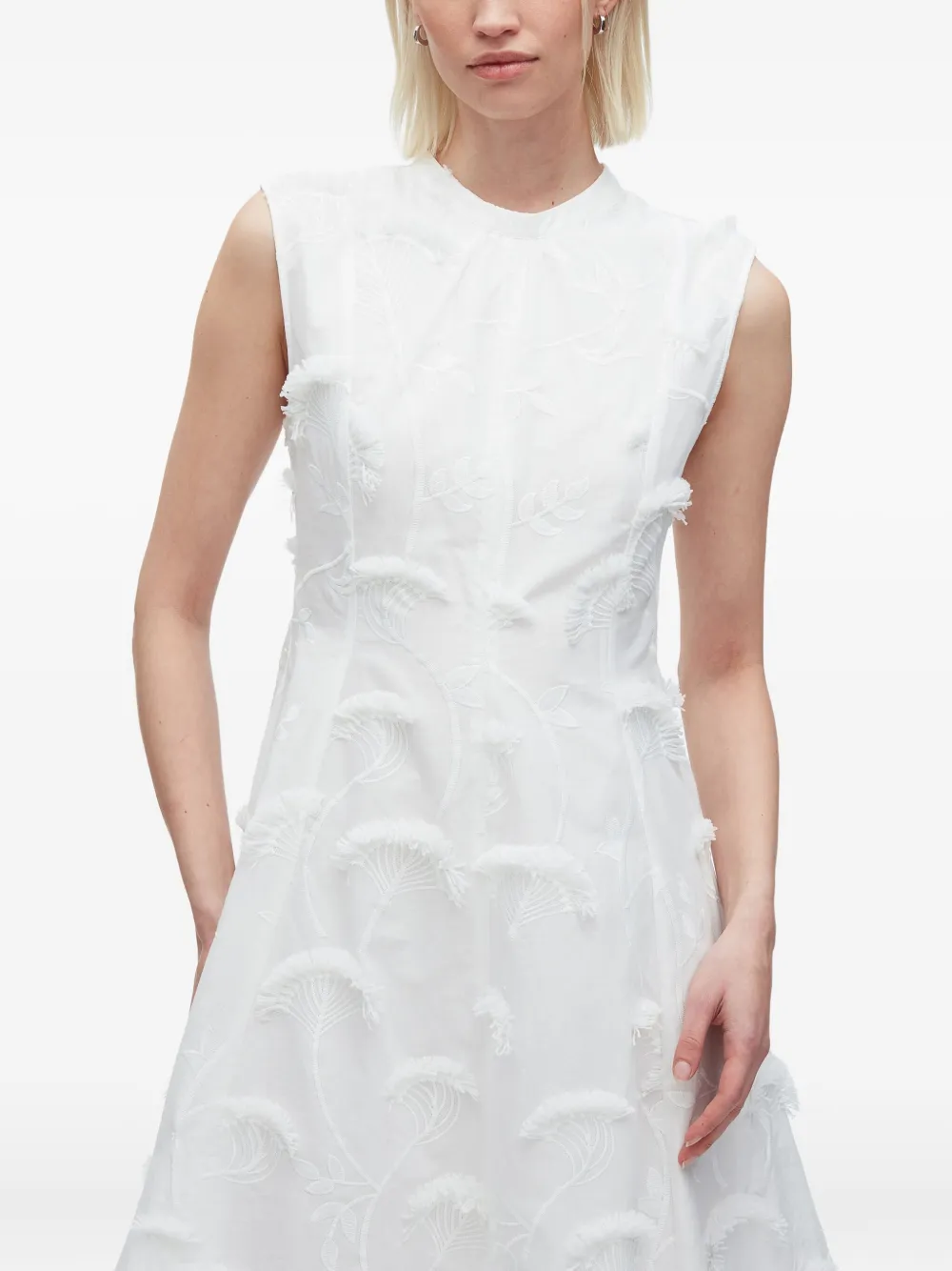 3.1 Phillip Lim embellished layered dress Wit