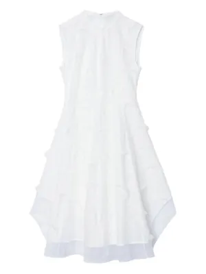 DKNY drop-waist Midi Dress | White | FARFETCH