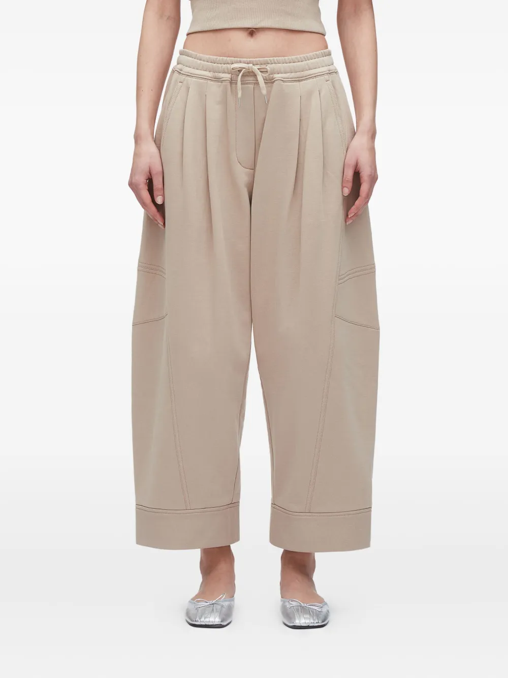 3.1 Phillip Lim pleat-detailed trousers Beige