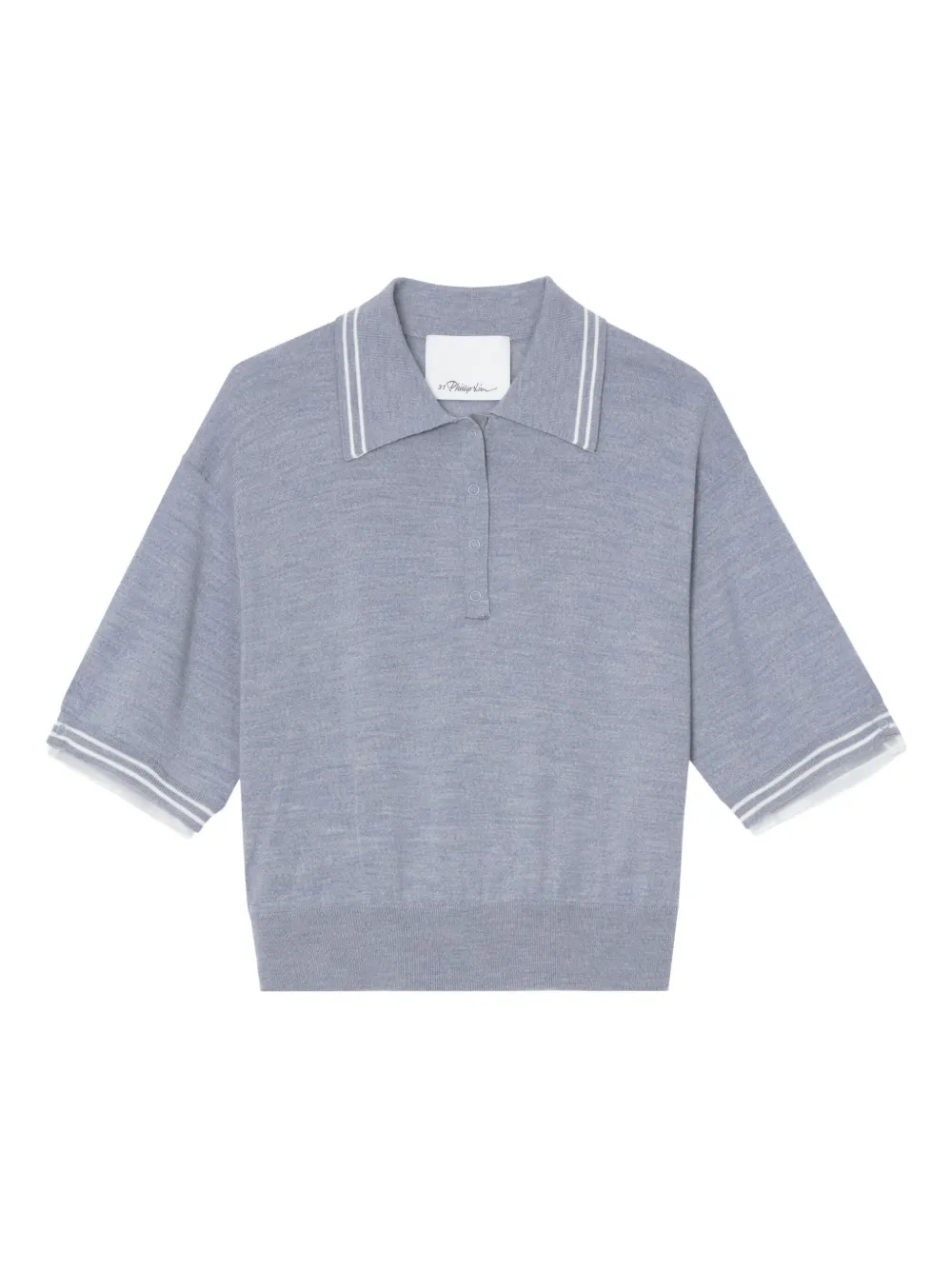 3.1 Phillip Lim short-sleeve merino T-shirt - グレー 3.1 Phillip Lim short-sleeve merino T-shirt - グレー
