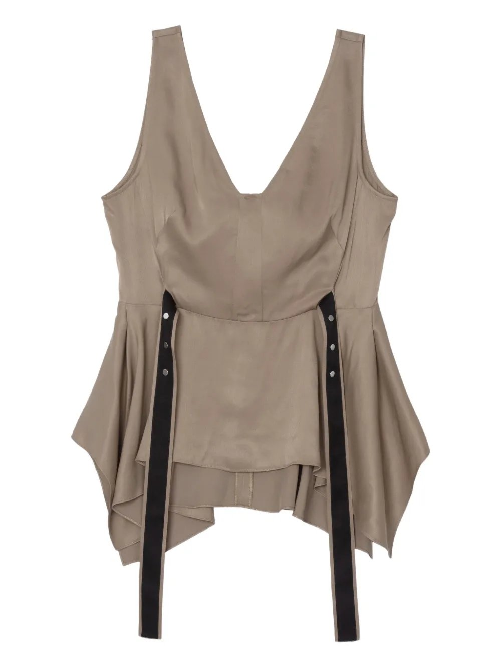 3.1 Phillip Lim V-neck peplum top - ニュートラル 3.1 Phillip Lim V-neck peplum top - ニュートラル