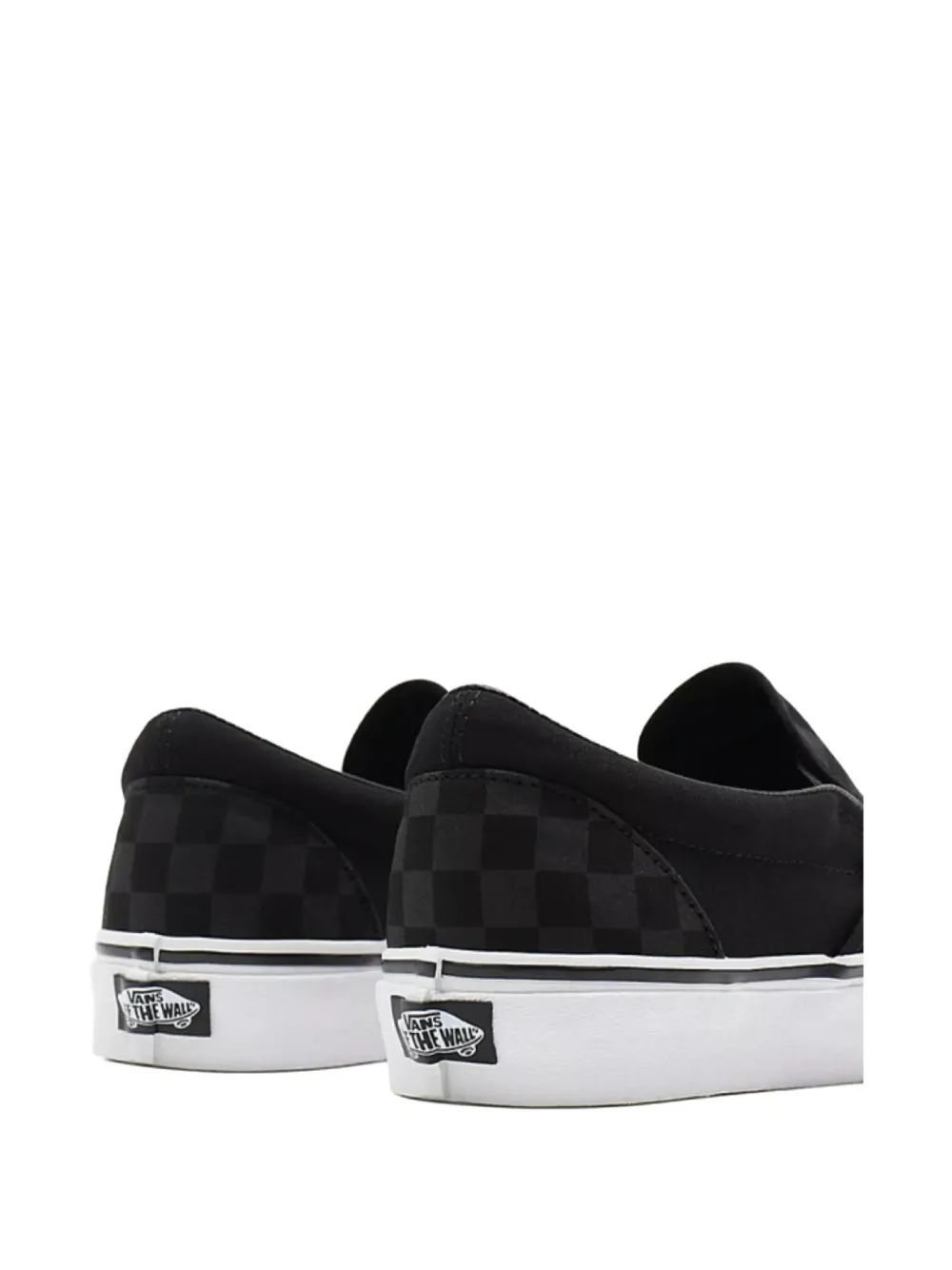 Vans Classic Checkerboard "black" Sneakers In Black