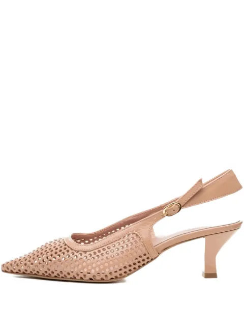 Poche Paris leather heeled sandals