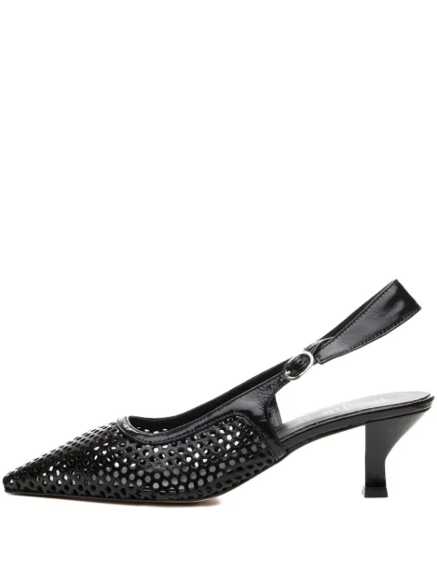 Poche Paris leather heeled sandals