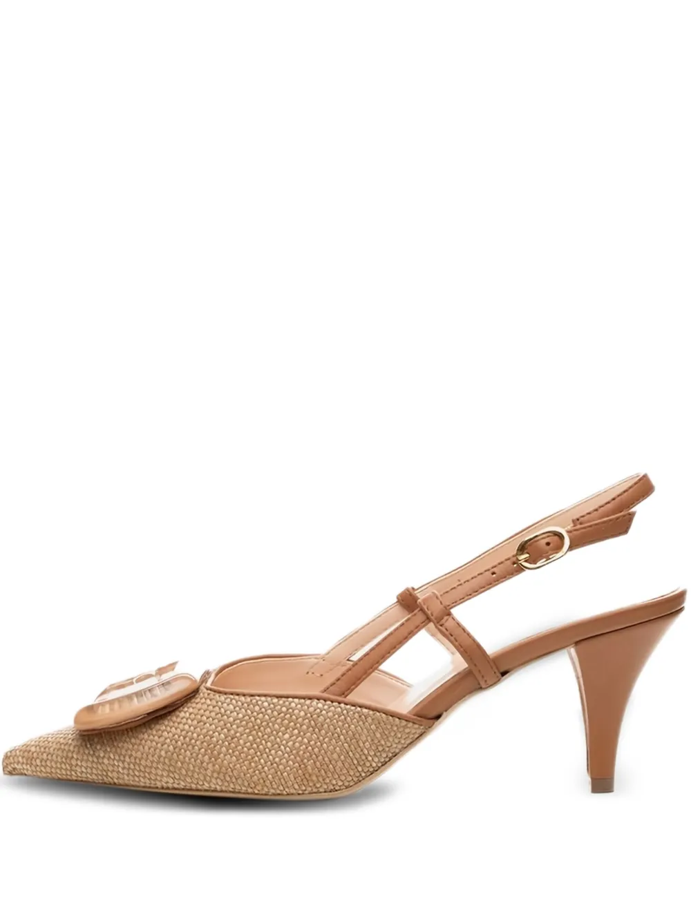 Poche Paris slingback pointed-toe pumps Neutrals