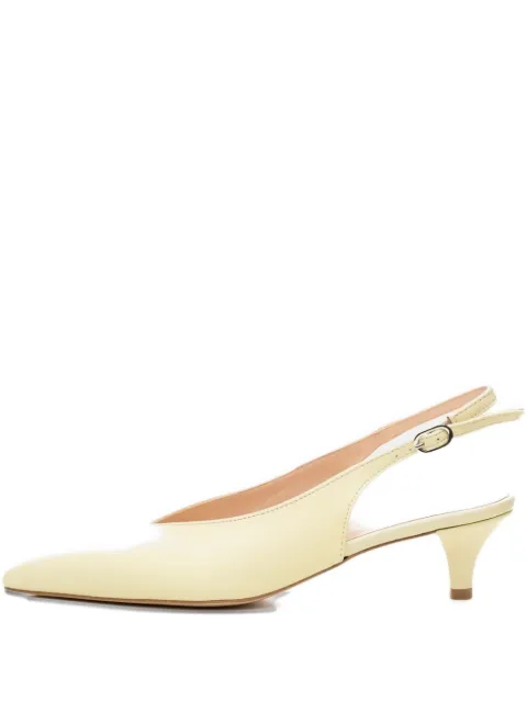 Poche Paris leather kitten sandals