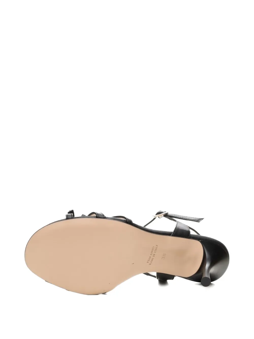 Poche Paris bow-detail stiletto sandals Black