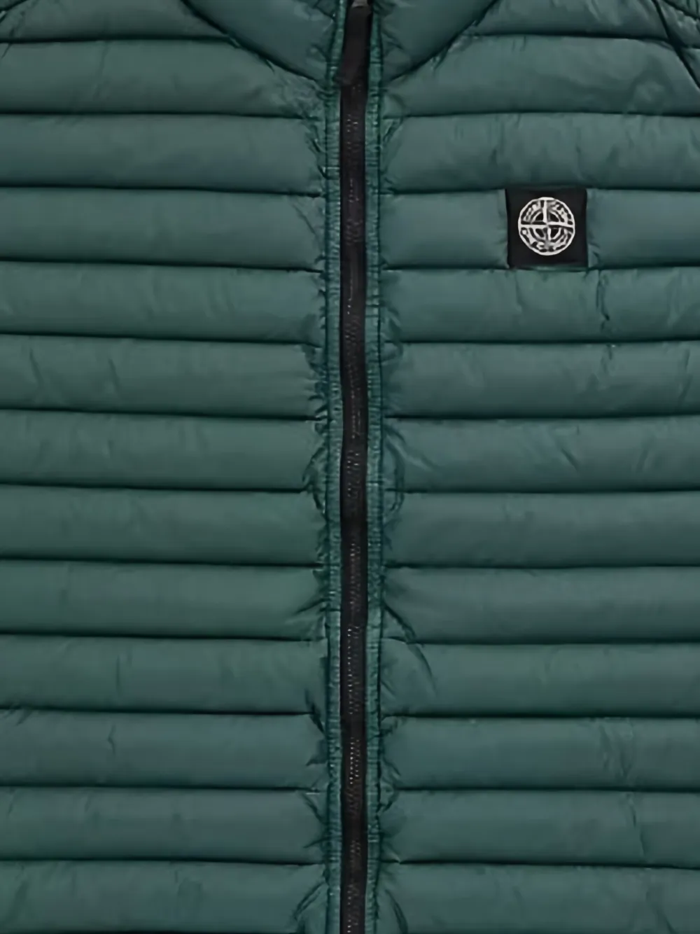 Stone Island Junior Gewatteerde bodywarmer met logo Groen