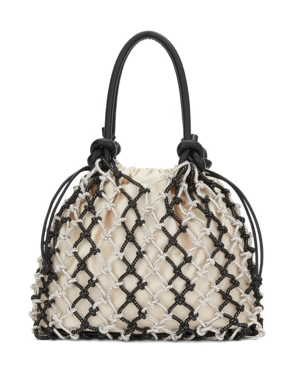 3.1 Phillip Lim mini Sac knotted net tote bag Beige