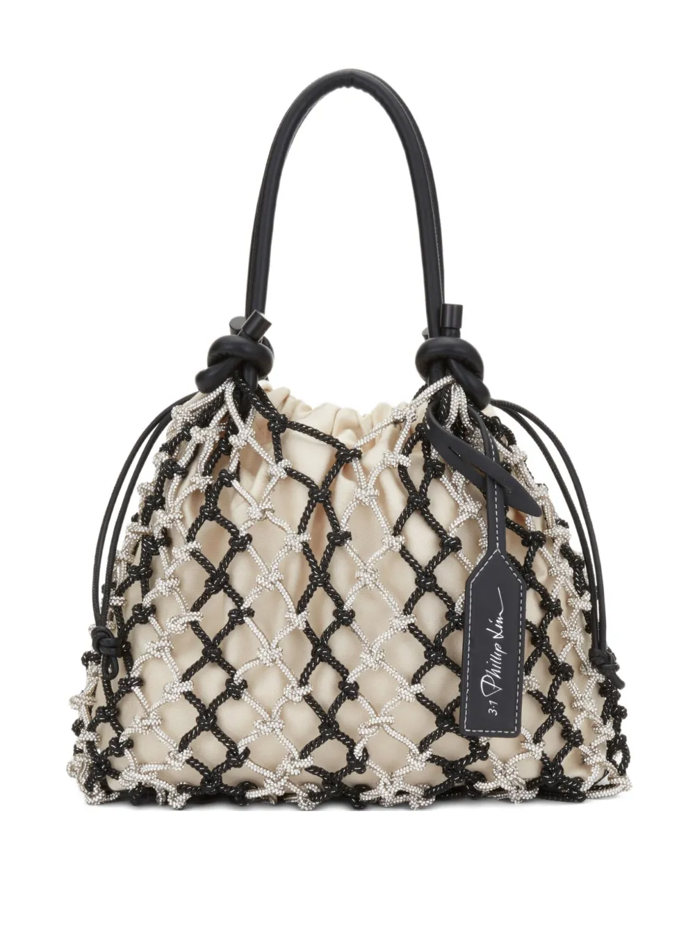 3.1 Phillip Lim mini Sac knotted net tote bag Beige