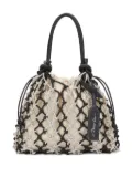 3.1 Phillip Lim mini Sac knotted net tote bag - Neutrals