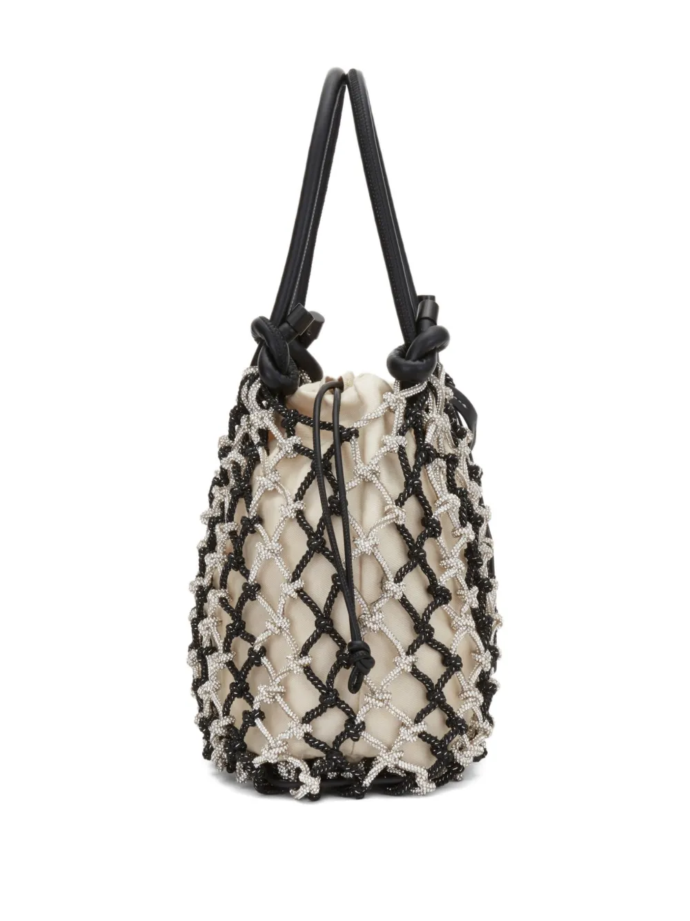 3.1 Phillip Lim mini Sac knotted net tote bag Beige